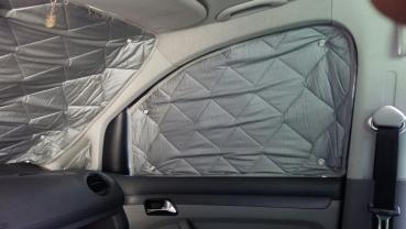 Thermomatten Dark Edition Premium VW Caddy 2003 - 02/2020 - zum Konfigurieren - schwarz